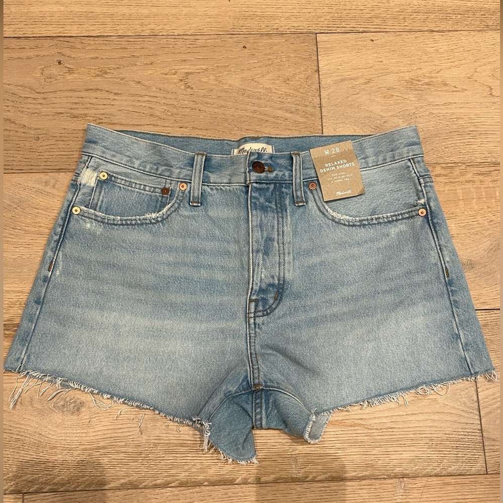 Madewell Relaxed Denim Shorts - NWT - Size 28